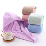 HULIANFU Rapid Drying Hair Towel Microfiber Soft Skin Friendly Warp Hat Quickly Hair Drying Cap Bath Tool Shower Towel Women Lady Toallas