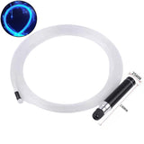 HULIANFU LED Sparkle Whip Led Fiber Optic Whip Glow Stick Luminous Hand Strap Light Up Super Bright Toy Dance Show Performance Multicolor