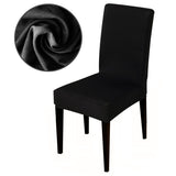HULIANFU Solid color stretch Chair Cover Spandex Fabric seat Chair Covers restaurant Hotel Party Banquet Slipcovers home decoration event