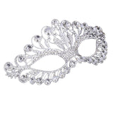 HULIANFU Luxury Diamond Rhinestone Party Mask Masquerade Party Decoration Crown Alloy Mask For Women Party Decor Accessories party Gift