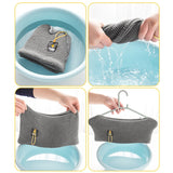 HULIANFU Winter Warm Toilet Seat Cover Closestool Mat 1Pcs Washable Bathroom Accessories Knitting Pure Color Soft O-shape Pad Bidet Cover