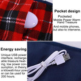 HULIANFU Portable Electric Blanket Heated Double Thermal Blanket 88*65cm Electric Warmer Electric Heating Blanket Dropshipping Warming