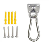 HULIANFU Stainless Steel Suspension Bracket Hammock Mount Ceiling Hook Anchor Hanger For Gym Training Aerial Yoga Sex Swing Hanging Kit