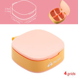 HULIANFU Pill Box Wheat Sealed 8 Grids Pill Container Organizer Health Care Drug Travel Divider 7 Day Pill Storage Bag Travel Pill Cases