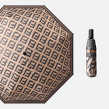 HULIANFU Mini Umbrella 6 Ribs Luxury Women Umbrellas Anti UV Parasol Five-Folding Fashion Sun Protection Small Umbrella Vinyl