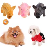 HULIANFU Pets Dog Toys Screaming Chicken Squeeze Sound Toy Dog Squeaker Chew Training Pet Products Resistant Pig Puppies Small Dogs Toys