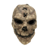 HULIANFU Steam Skull Halloween Mask Realistic Latex Full Face Creepy Skull Head Headgear Horror Mask Party Halloween Decoration