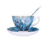 HULIANFU The New Van Gogh Art Painting Coffee Mugs The Starry Night Sunflowers The Sower Irises Saint-Remy Coffee Tea Cups