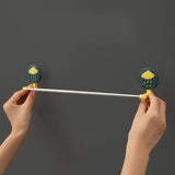 HULIANFU Towel rack free perforated bathroom bathroom seamless self-adhesive rack hook wall-mounted stainless steel towel bar