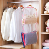 HULIANFU Pillow Drying Net Bag Polyester Fine Mesh Outdoor Windproof Sun Protection Underwear Plush Toy Hanger Storage Holder Drying Rack