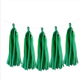 HULIANFU Tissue Paper Tassels Birthday Party Decoration Hanging Garland Ribbon Curtain Baby Shower Decor Parti  Celebration Supplies