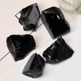 HULIANFU Natural Crystal Quartz Coarse Mineral Specimen, Rose Crystal, Irregular Shape, Rough Rock, Reiki Healing Stone Home Decoration
