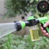 HULIANFU Water Gun Hose Nozzle Car Washer Garden Watering Jet Spray High Pressure Sprinkler Foam Lance Automobiles Cleaning Tool