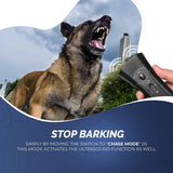 HULIANFU Pet Dog Repeller Anti Barking Stop Bark Training Device Trainer LED Ultrasonic Anti Barking Ultrasonic Without Battery
