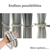 HULIANFU Magnetic Curtain Holder Strong Magnet Curtain Clip Tiebacks for Living Room Home Decoration Accessories