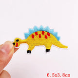 HULIANFU Mushroom Applique Embroidered Patches On Kids Clothes DIY Iron On Patches Cartoon Patches For Clothing Stickers Animal Badges