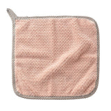 HULIANFU Super Absorbent Microfiber Kitchen Tableware Dish Cloth 25x25cm Household Cleaning Towel Kitchen Clean Rags Coral Velvet Towels