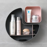 HULIANFU New Bathroom Wall-mounted Makeup Storage Box without Punching Large-capacity Jewelry Cosmetic Storage Box