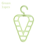 HULIANFU Magic 9-hole Support Circle Clothes Hanger Clothes Drying Rack Multifunction Plastic clothes rack Home Storage Hangers