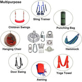 HULIANFU Stainless Steel Suspension Bracket Hammock Mount Ceiling Hook Anchor Hanger For Gym Training Aerial Yoga Sex Swing Hanging Kit