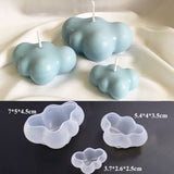 HULIANFU Scented Candle Mold DIY Wool shape Candle Silicone Casting Mold Handmade Candle Soap Making Wax Mold Handcraft Home Decoration