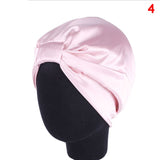HULIANFU Women Night Sleep Hat Adjust Satin Bonnet Hair Styling Cap Long Hair Care 29 Styles Silk Head Wrap Shower Cap Hair Styling Tools