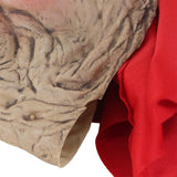 HULIANFU Realistic Halloween Headgear Smoking Old Lady Man Face Cover Latex Head Wear for Halloween Funny Party Cosplay Props Masks