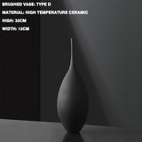 HULIANFU Simple Nordic Style Vases Handmade Art Zen Vases High-Quality Luxury Bedside Restaurant Decorations TV Cabinet
