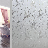 HULIANFU Multi-size High-end Matte Window Film Stained Glass Film Frosted Privacy UV Protection Window Sticker for Home Vinyl for Glass