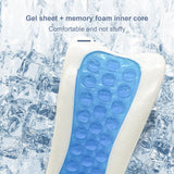 HULIANFU Memory Foam Armrest Pad Elbow Pillow For Computer Desk Chair Cushion Pad For Office Chair Forearm Pressure Relief Arm Rest Cover