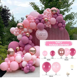 HULIANFU Macaron Balloons Garland Arch Rose Gold Confetti Ballon Wedding Birthday Baloon Birthday Party Decor Kids Baby Shower