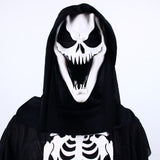 HULIANFU Scream Latex Mask Horror Movie Scary Mens Face Evil Halloween Party Cosplay Costume Props