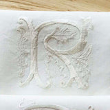 HULIANFU Letters Embroidery  Table Napkin  White Wedding Party Holiday  Decorative  Towel  Rectangular  Hand Towels