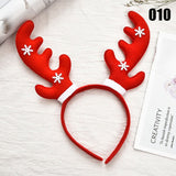 HULIANFU 2023 Christmas Headbands Santa Tree Elk Antlers Headband Kids Adult Headwear Reindeer Ornaments Christmas Decor Party Cosplay Gifts