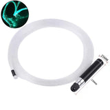 HULIANFU LED Sparkle Whip Led Fiber Optic Whip Glow Stick Luminous Hand Strap Light Up Super Bright Toy Dance Show Performance Multicolor