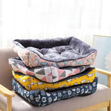 HULIANFU Pet Dog Bed Sofa Mats Pet Products Coussin Chien Animals Accessories Dogs Basket Supplies For Large Medium Small House Cat Bed