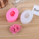 HULIANFU Silicone Soap Mold for Making Rose Flower Fondant 3d DIY Form Handmade Cake Decorating Sugarcraft Moulds Silicon Mold Tools
