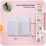 HULIANFU W&amp;G Toilet Organizer Adhesive Large Storage Box Sanitary Napkin Organizer for Cosmetics Decorative Box Bathroom Accessories