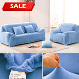 HULIANFU Plush Thick Sofa Cover for Living Room Adjustable Elastic Corner Couch Covers Sectional Slipcover Decor Sofa Chaise Cover Lounge