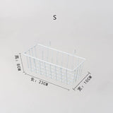 HULIANFU Nordic Home Wall Decoration Iron Grid Decor Photo Frame Postcards DIY Wall Art Display Mesh Storage Shelf Organizer Rack Holder