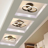 HULIANFU Modern Led Aisle Light Ceiling Lights Cloakroom Corridor Balcony Foyer  Ceiling Lamp Acrylic Decoration Home Lustering Luminaire
