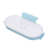 HULIANFU Portable Plastic Garbage Hanging Bag Kitchen Trash Storage Rack Bag Hook Scouring Pad Dry Shelf Holder Kitchen Organzier