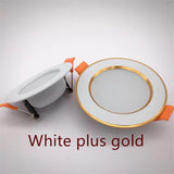 HULIANFU LED Downlight 5W 7W 9W 12W 15W 18W Recessed Round LED Ceiling Lamp AC 220V 230V 240V Indoor Lighting Warm White Cold White