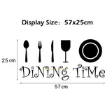 HULIANFU Kitchen Wall Stickers Vinyl Wall Decals for Kitchen English Quote Home Decor Art Decorative Stickers PVC Dining Room For Bar PVC