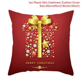 HULIANFU Santa pillowcase Happy New Year 2023 Xmas Gifts  Christmas Decor For Home Merry Christmas Ornament Navidad Natal Xmas Gifts
