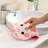 HULIANFU New Arrival Cute Cartoon Thickened Towel Kitchen Hanging Water Towel Kitchen Dining Home Tool