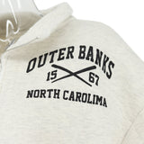 Luxury Thick Gray Zipper Letter Print Oversized winter warm Sweatshirt Women  Long Sleeve Pullovers Plus Size Elegant British