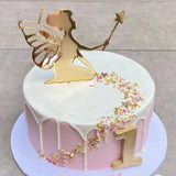 HULIANFU New Cartoon Happy Birthday Acrylic Cake Topper Cute Boy Witch Cake Topper For Kids Birthday Party Cake Decorations Baby Shower