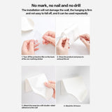 HULIANFU Soap Holder Bathroom Shower Soap Dish Shower Plates Soap Storage Box with Drain Wall Shelf Plastic Bath Tray