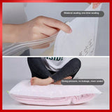 HULIANFU Pumping-free vacuum compression bag three-dimensional storage bag quilt clothing storage bag moving and finishing packing bag